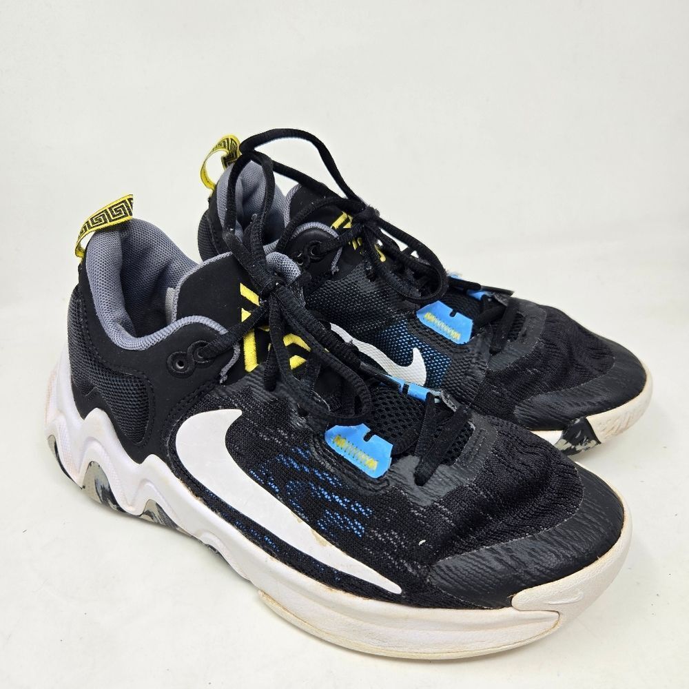 NIKE‎ Giannis Immortality 2 Black White Blue Yellow Size 5Y